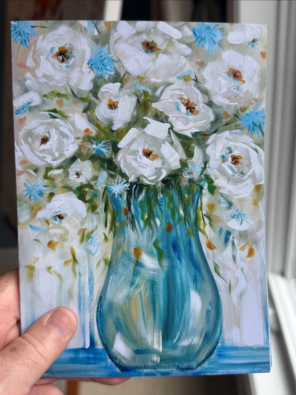 Joyful Blooms 3 pack Greeting Cards 5x7