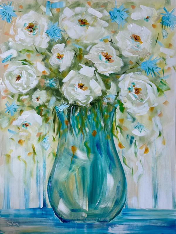 Joyful Blooms 3 pack Greeting Cards 5x7