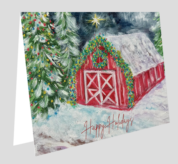 Happy Holidays Cards | Pack of 5
