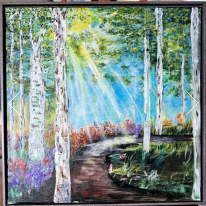 Divine Whispers Among The Birches-Creative Womanhood