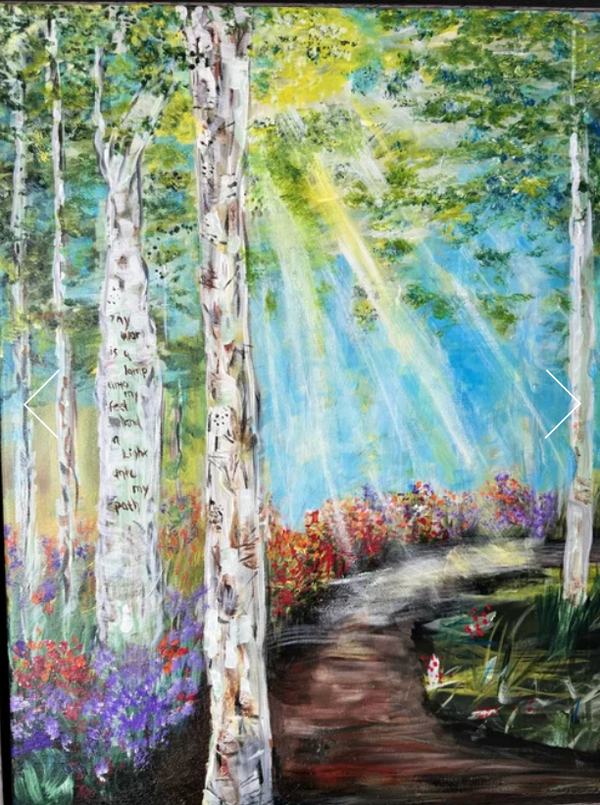 Divine Whispers Among The Birches-Creative Womanhood