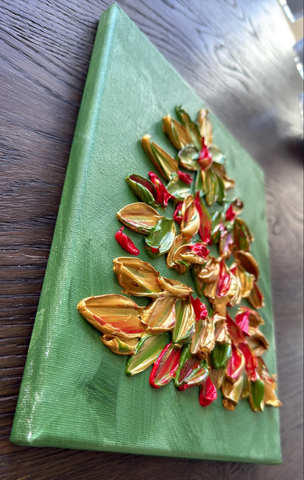 Winter’s Blooming Pine 8x10