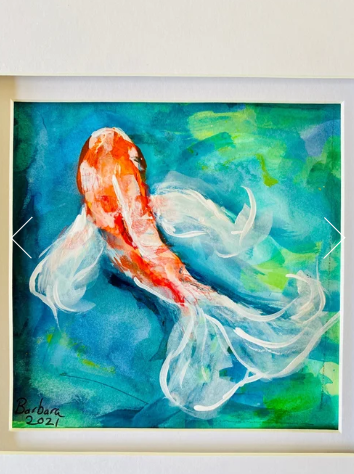 Spring Koi Fish 8x8-Creative Womanhood