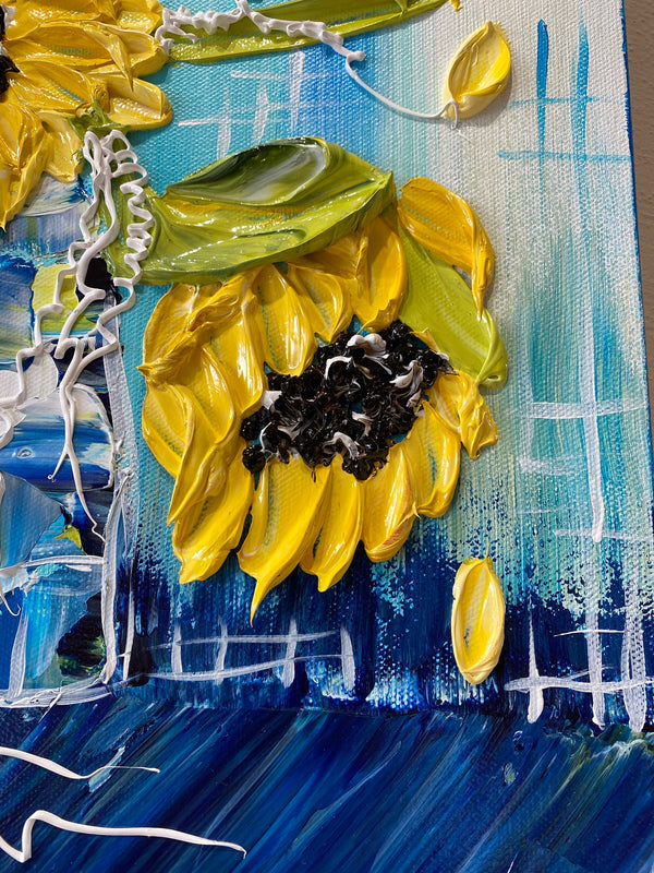 Cottage Bouquet 24x24