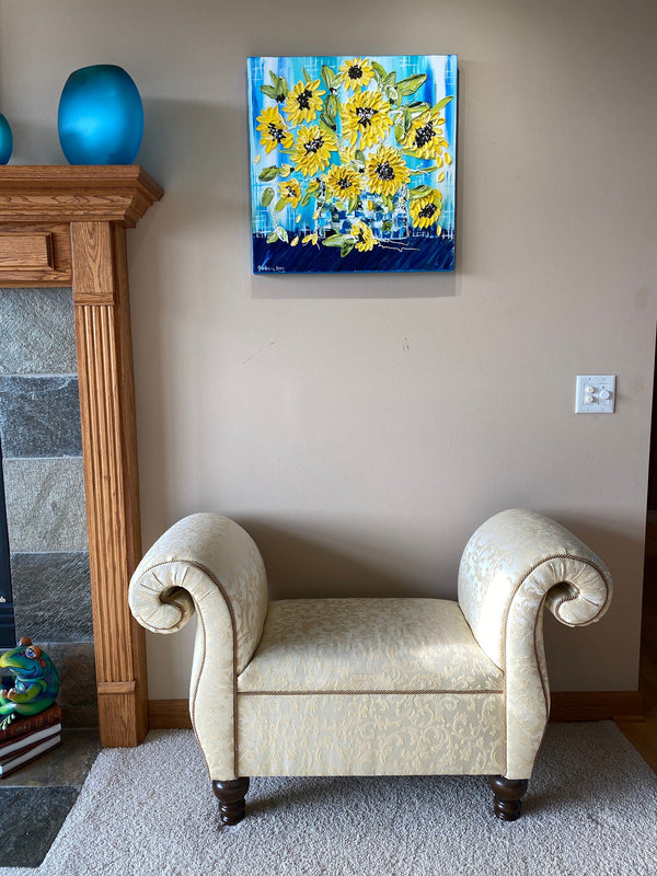 Cottage Bouquet 24x24