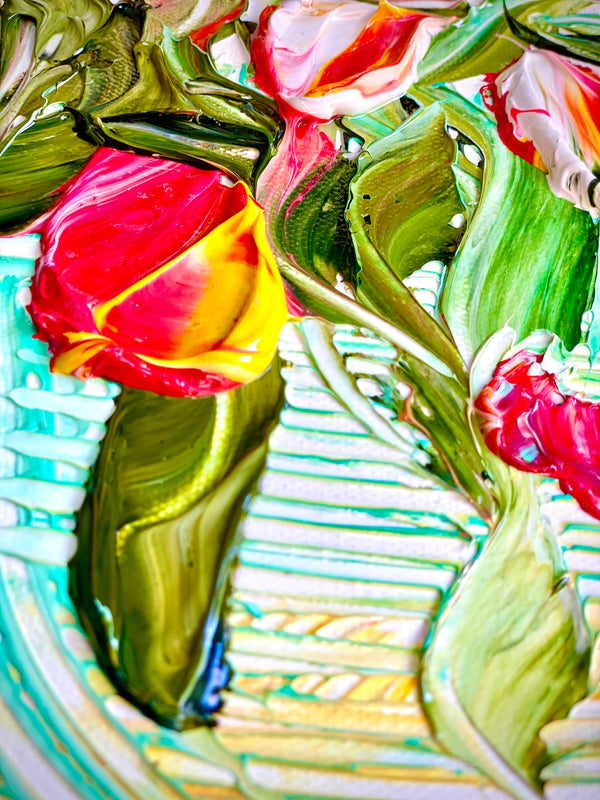 Tulip Surprise, 24x24
