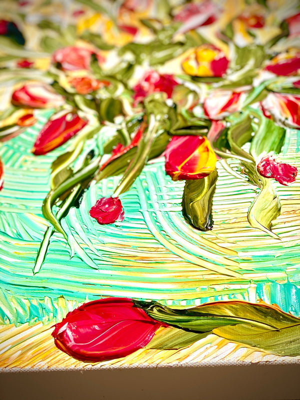 Tulip Surprise, 24x24