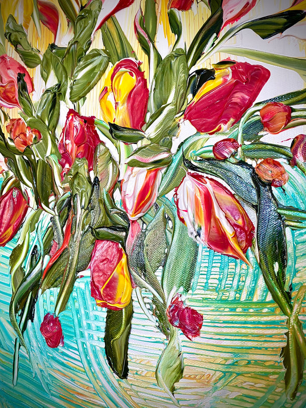 Tulip Surprise, 24x24