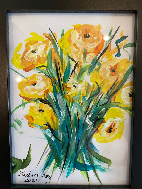 Petite Bouquet 5x7 framed
