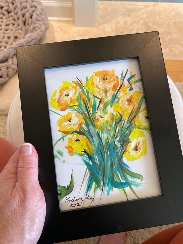 Petite Bouquet 5x7 framed