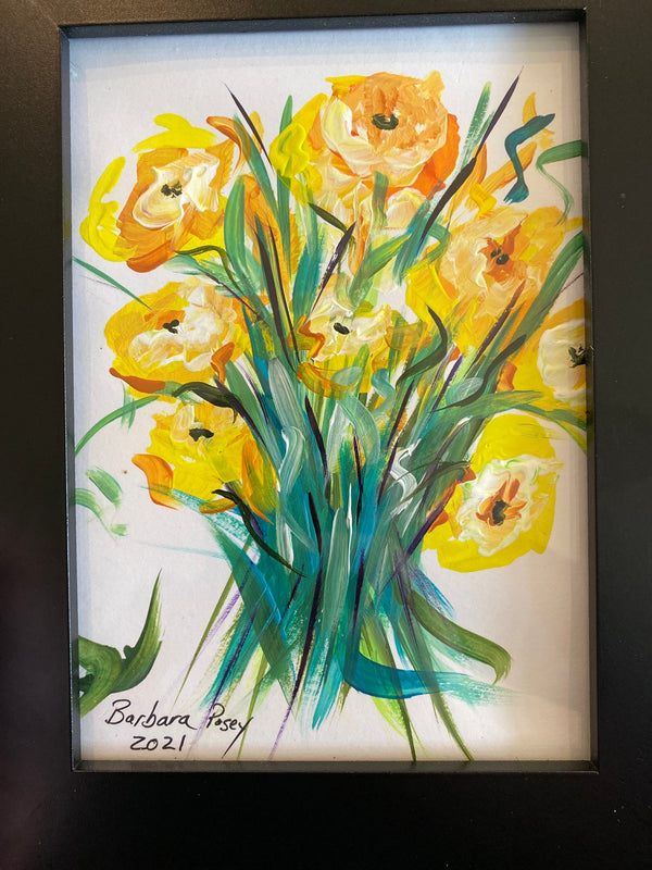 Petite Bouquet 5x7 framed