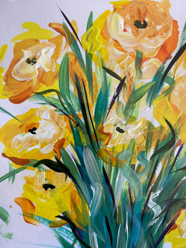 Petite Bouquet 5x7 framed