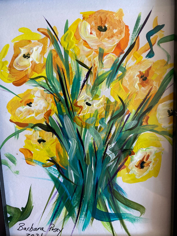 Petite Bouquet 5x7 framed