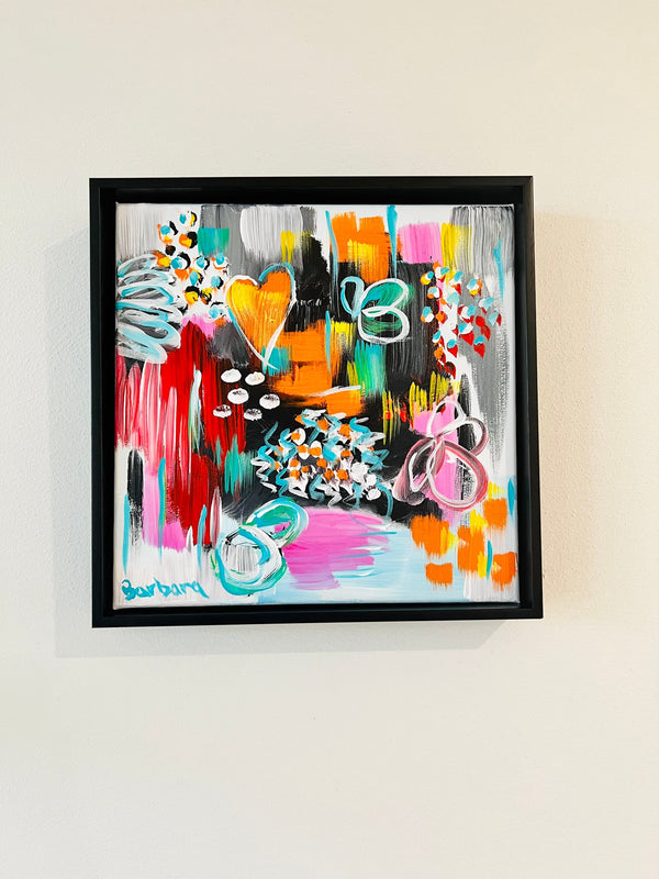 Going with the Flow. 12x12 Framed