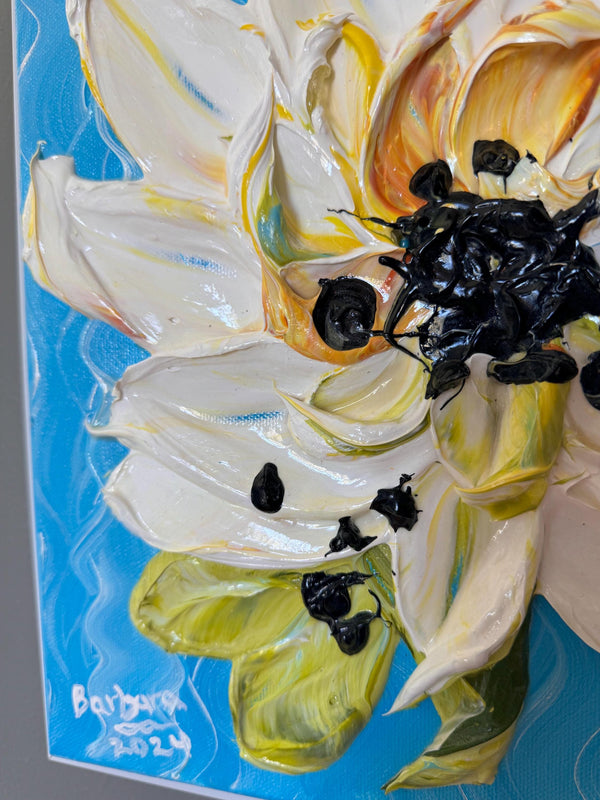 12x12 Modern Sculpted Flower