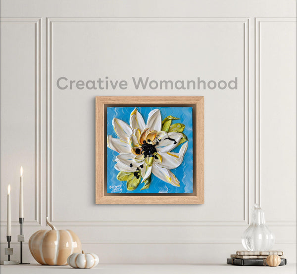 12x12 Modern Sculpted Flower