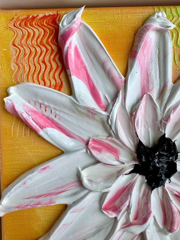 Flower Burst 10x10 Framed