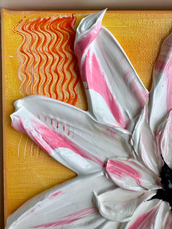 Flower Burst 10x10 Framed