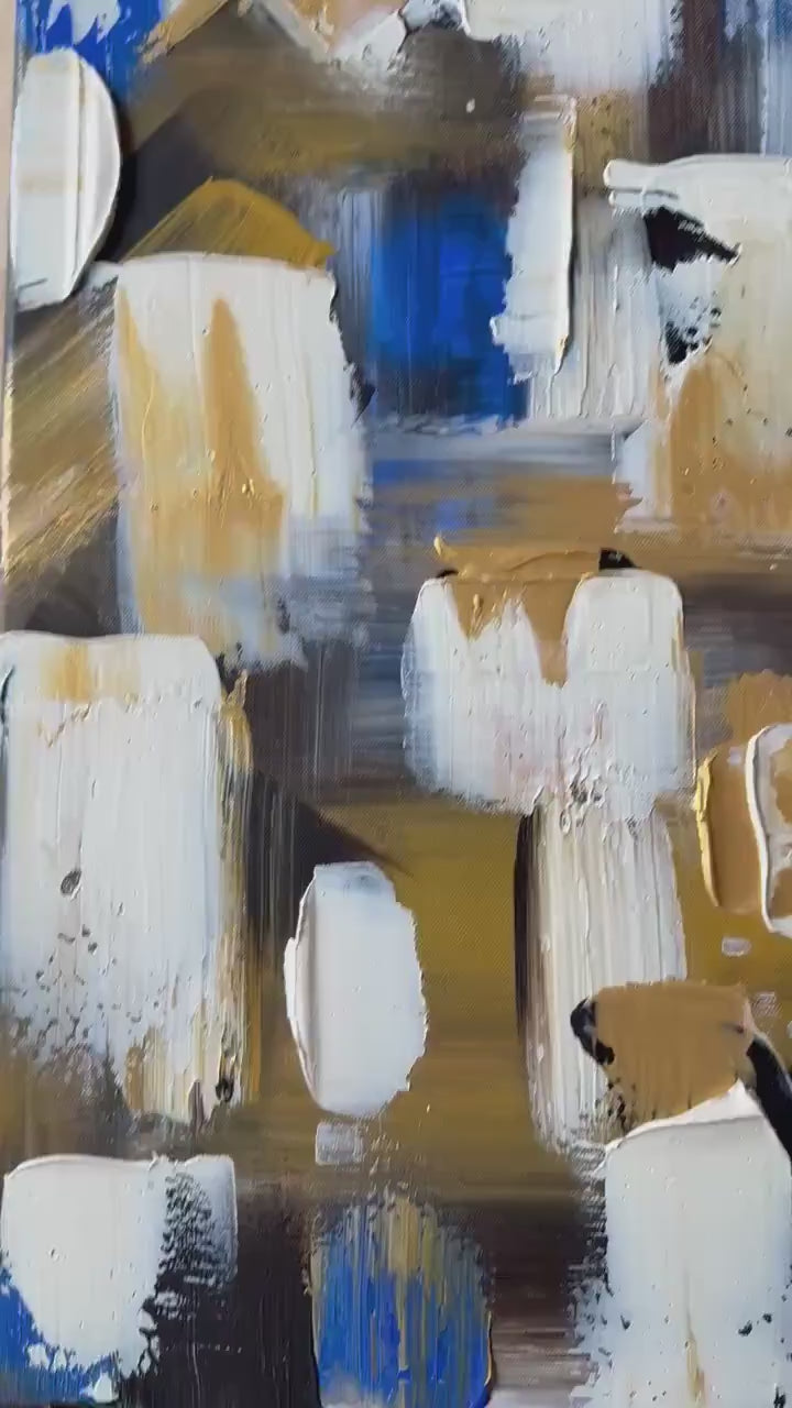 Urban Echoes Canvas Wall Art , Office Decor, Living Room Art, Wall Art, Art Canvas, All Original Art. Prints offered if asked. Acrylic Paint