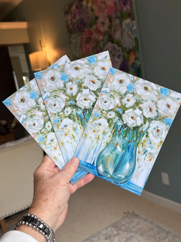 Joyful Blooms 3 pack Greeting Cards 5x7