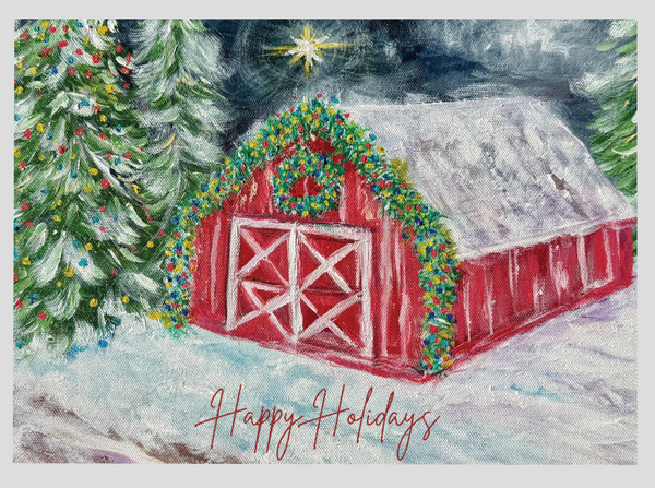 Happy Holidays Cards | Pack of 5