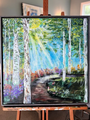 Divine Whispers Among The Birches-Creative Womanhood