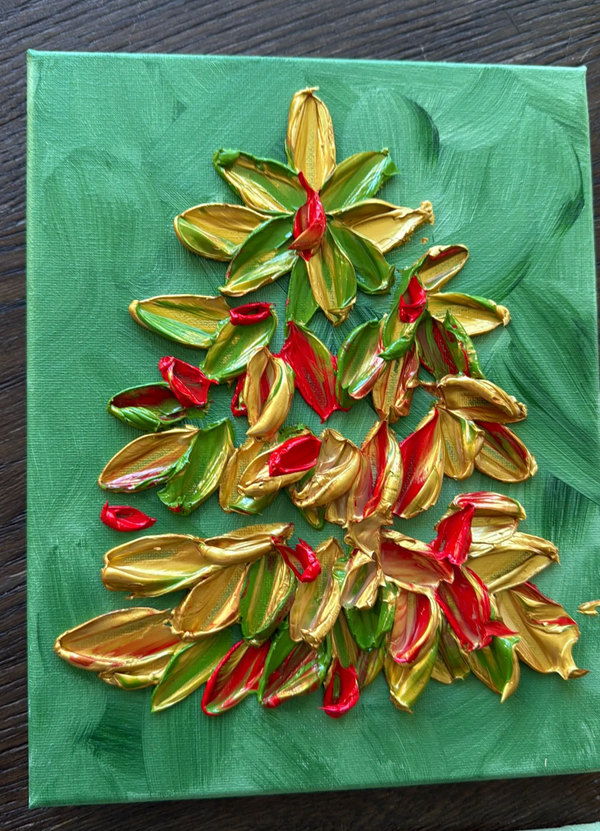 Winter’s Blooming Pine 8x10