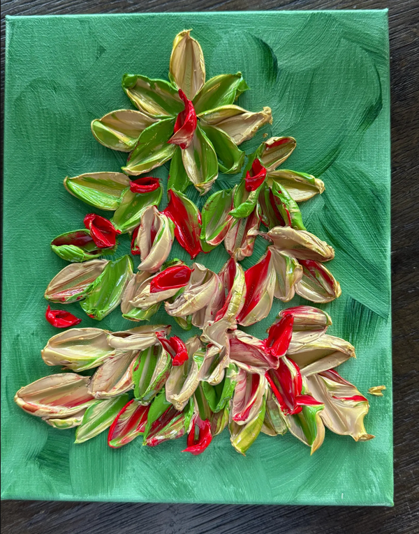 Winter’s Blooming Pine 8x10