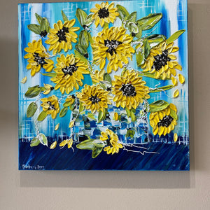 Cottage Bouquet 24x24