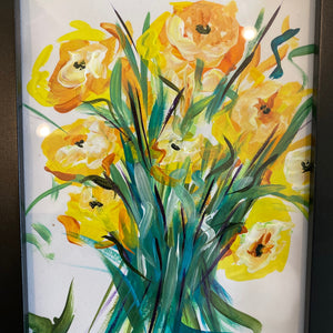 Petite Bouquet 5x7 framed