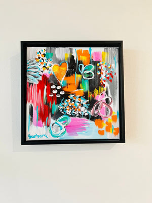 Going with the Flow. 12x12 Framed
