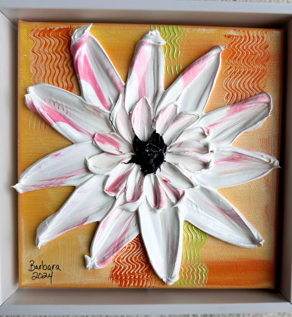 Flower Burst 10x10 Framed