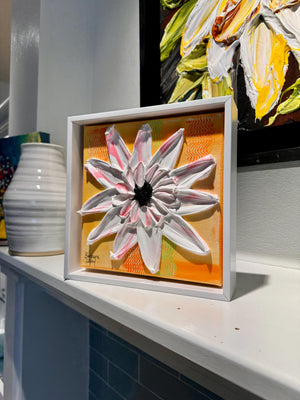 Flower Burst 10x10 Framed