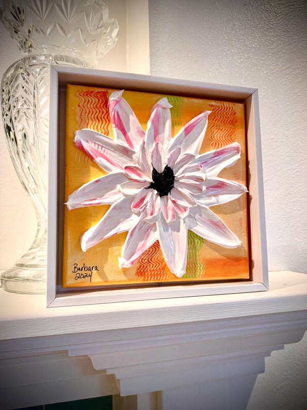 Flower Burst 10x10 Framed