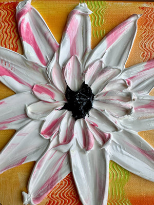 Flower Burst 10x10 Framed