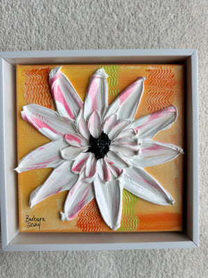 Flower Burst 10x10 Framed
